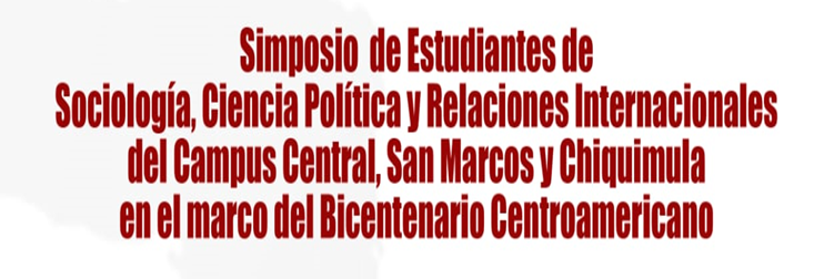 La Dirección de la ECP-USAC invitan al simposio de estudiantes de Sociología, Ciencia Política y Relaciones Internacionales