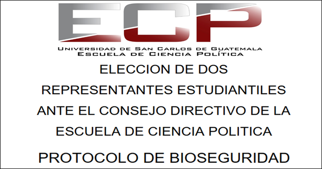 Protocolo de Bioseguridad – Elecciones de Representante Estudiantil