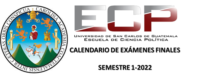 Calendario de Exámenes Finales – Semestre 1-2022